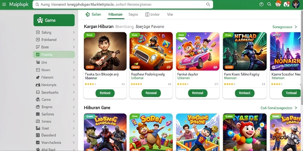 55five - Contoh level permainan yang penuh tantangan.